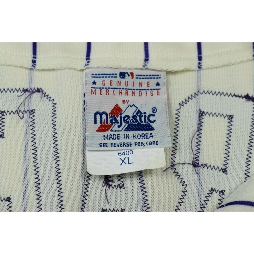 Majestic Arizona Diamondbacks Mens‎ Chad Tracy #18 Pinstripe Jersey Sewn XL